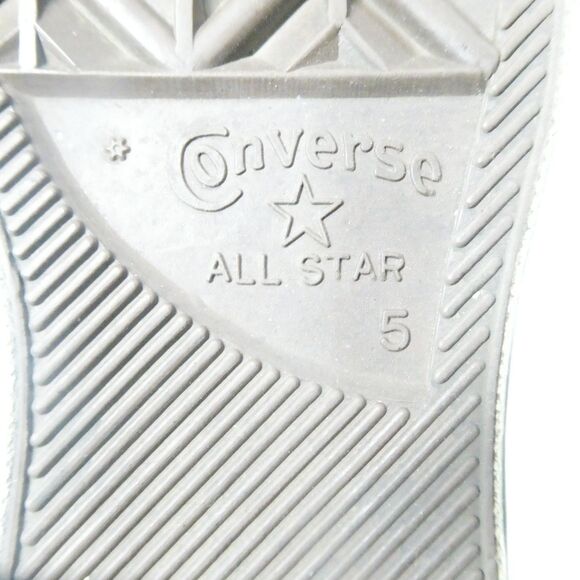 Converse All Star Red High Tops Size 5 Made in USA Vintage Sneakers - Picture 11 of 13